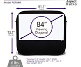 Pop-up Cinema Portable Outdoor Folding Projector Screen