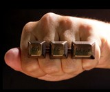 Control-Alt-Delete Knuckle Duster Ring