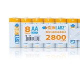 SunLabz Rechargeable AA Battery Bundle