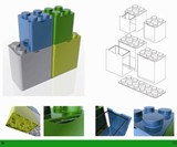LEGO Recycling Bin Design Drawings