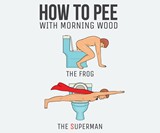 How to Pee with Morning Wood