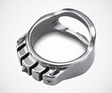 MecArmy Titanium Tactical Ring with Tritium Glow Bars