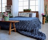 Extra Large Extra Chunky Knit Blanket