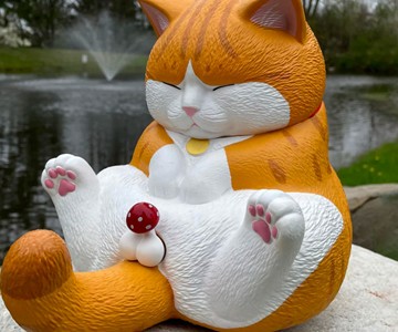 Crotch Staring Cat with Swappable Crotch Parts Crotch Staring Cat with Swappable Crotch Parts