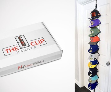 The Clip Hanger Hat Rack
