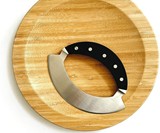 Jean Patrique Mezzaluna & Bamboo Board