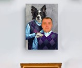 You & Your Pet Custom Portrait