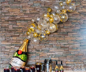 Champagne Bottle Balloon Kit Champagne Bottle Balloon Kit