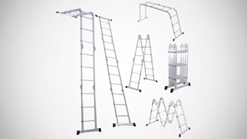 Luisladders Triple-Jointed Folding Ladder Luisladders Triple-Jointed Folding Ladder