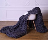 Extra Large Extra Chunky Knit Blanket