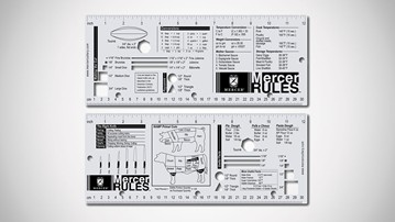 Mercer Rules Stainless Steel Culinary Ruler
