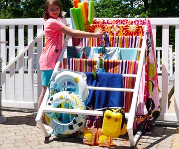 TowelMaid Outdoor Towel & Pool Toy Storage Racks TowelMaid Outdoor Towel & Pool Toy Storage Racks