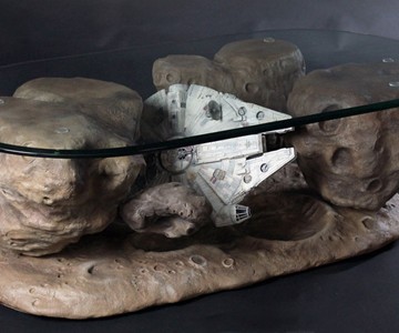 Millennium Falcon Asteroid Coffee Table Millennium Falcon Asteroid Coffee Table