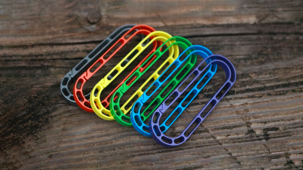 The Not For Climbing Spring-Free Titanium Carabiner The Not For Climbing Spring-Free Titanium Carabiner