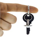 Self-Balancing Spinning Top Keychain