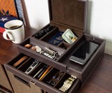 Houndsbay Admiral Dresser Valet & Men's Jewelry Box