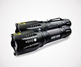 Viper 1000-Lumen Tactical Flashlights: 2-Pack