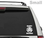 Baby Yoda Baby on Board Windshield Decal