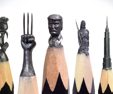 Pencil Tip Sculptures by Salavat Fidai Pencil Tip Sculptures by Salavat Fidai