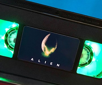 Retro VHS Cassette Lamp