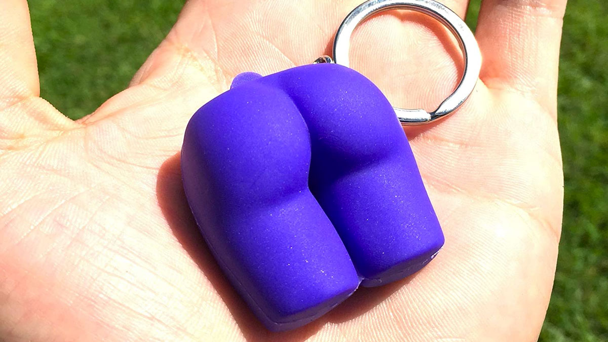 The Buttress Pillow Mini Butt Keychain The Buttress Pillow Mini Butt Keychain