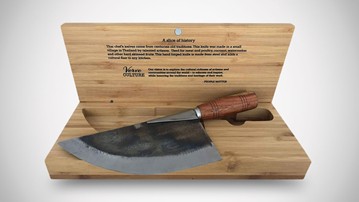 Forged Steel Thai Moon Knife Forged Steel Thai Moon Knife