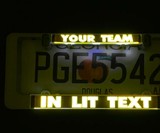 LumiSign Custom LED License Plate Frame