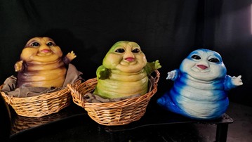 Handmade Baby Jabba Dolls Handmade Baby Jabba Dolls