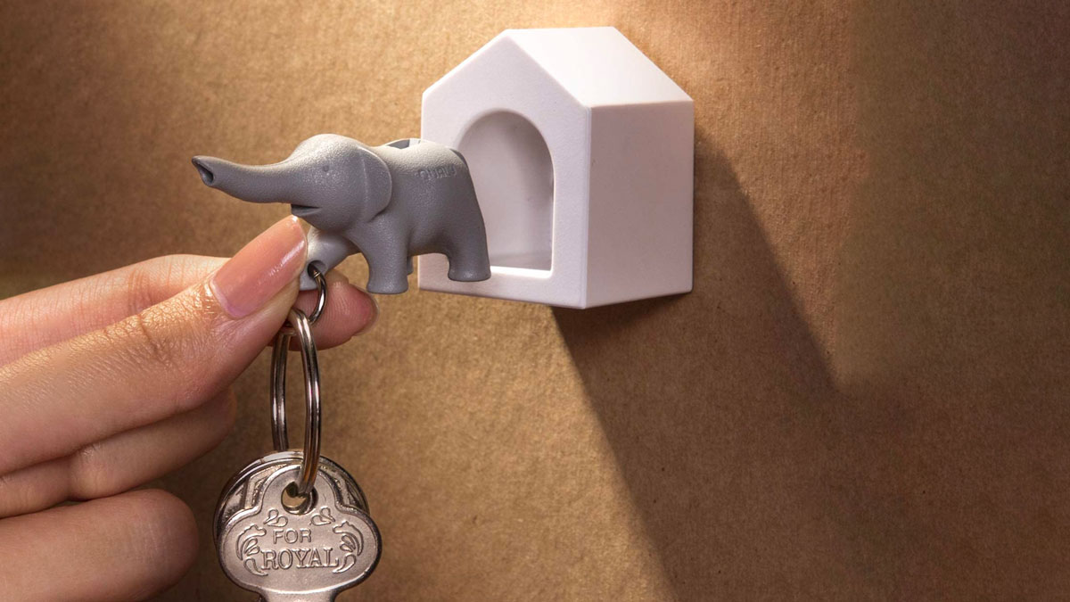 Elephant Keychain & Key Holder Elephant Keychain & Key Holder