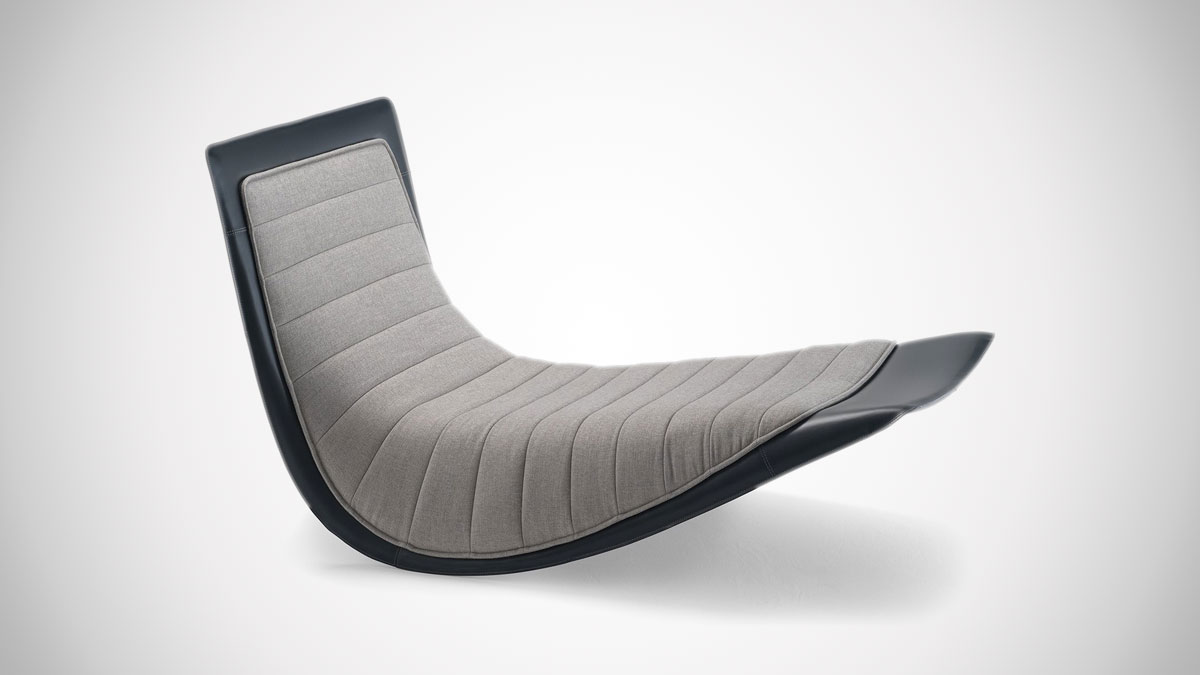 Zanotta Rocking Lounge Chair Zanotta Rocking Lounge Chair