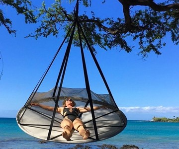 Flying Saucer Hanging Hammock Chair