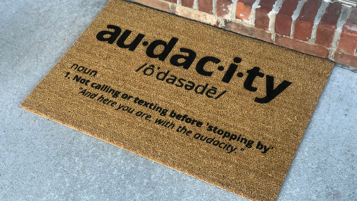 Audacity Doormat