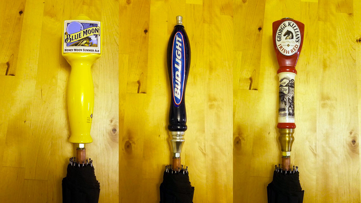 RainTaps - Beer Tap Handle Umbrellas