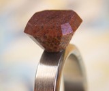 Wood & Titanium Engagement Ring