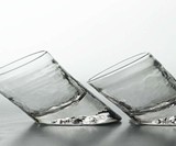 Handmade Slanted Bar Glass