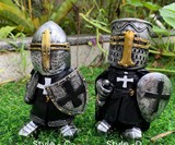 Knight Gnome Garden Statues