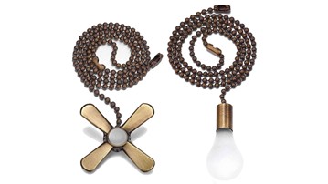 Light Bulb & Fan Pull Chains for Ceiling Fans Light Bulb & Fan Pull Chains for Ceiling Fans