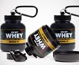 Portable Protein & Supplement Powder Keychains