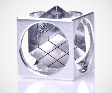 Machined Aluminum Turner's Cube Machined Aluminum Turner's Cube