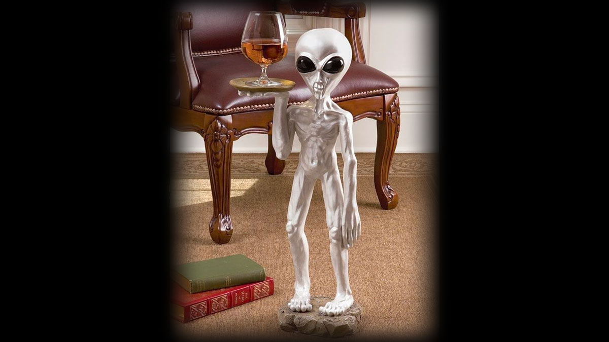 Alien Butler Pedestal Table