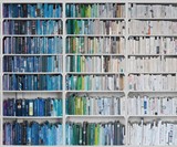 Library Wallpaper - Blue to White