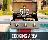 Kenmore 3-Burner Gas BBQ Grill