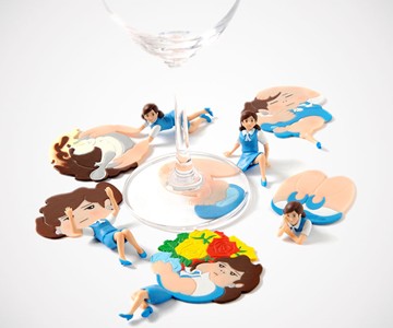 Sococo on the Bottom Coaster Set