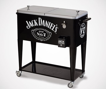 Jack Daniel's 80-Quart Rolling Party Cooler