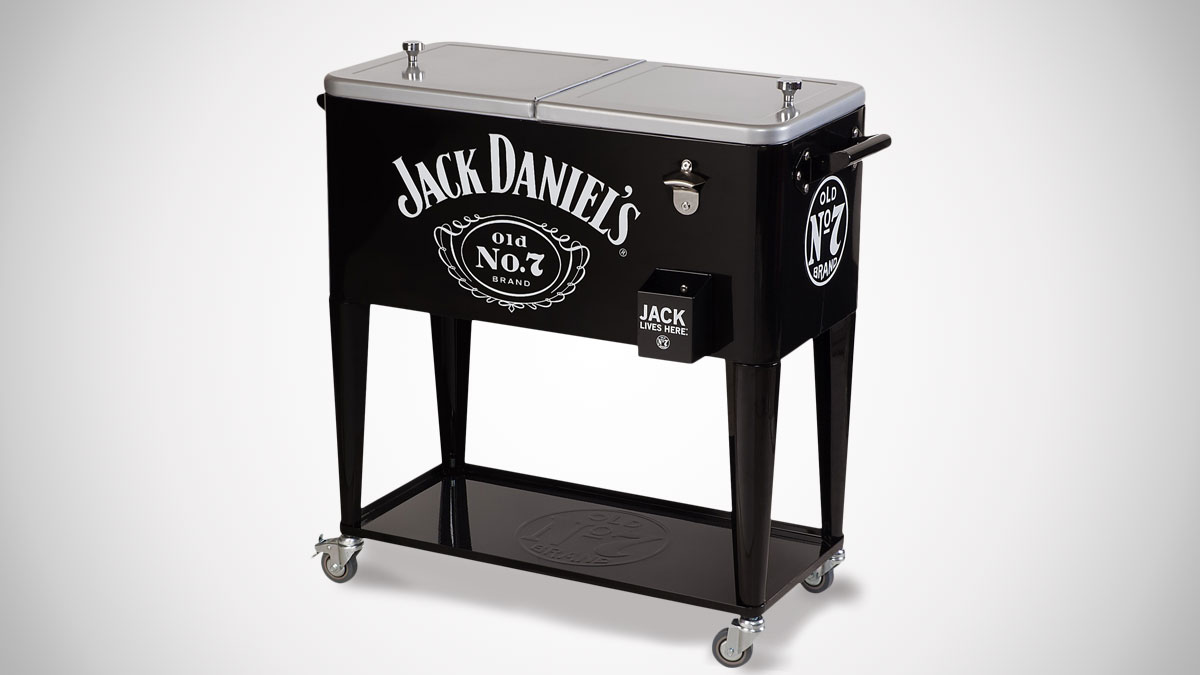 Jack Daniel's 80-Quart Rolling Party Cooler Jack Daniel's 80-Quart Rolling Party Cooler