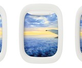 Airplane Window Picture Frames