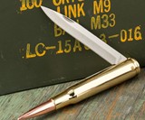 50 Cal. Bullet Pocket Knife