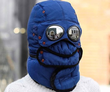 Full Face Trapper Hat with Goggles