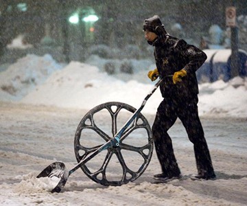 Wheeled Snow Shovel Wheeled Snow Shovel
