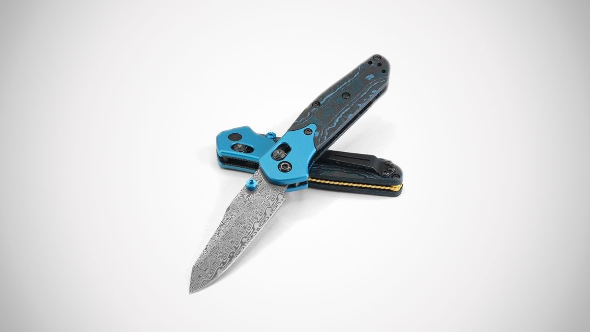 Benchmade AEgir-Patterned Mini Osborne Pocket Knife